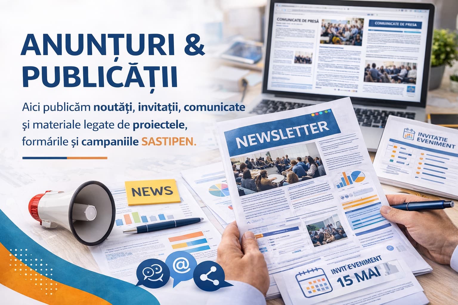 Anunțuri și publicații SASTIPEN